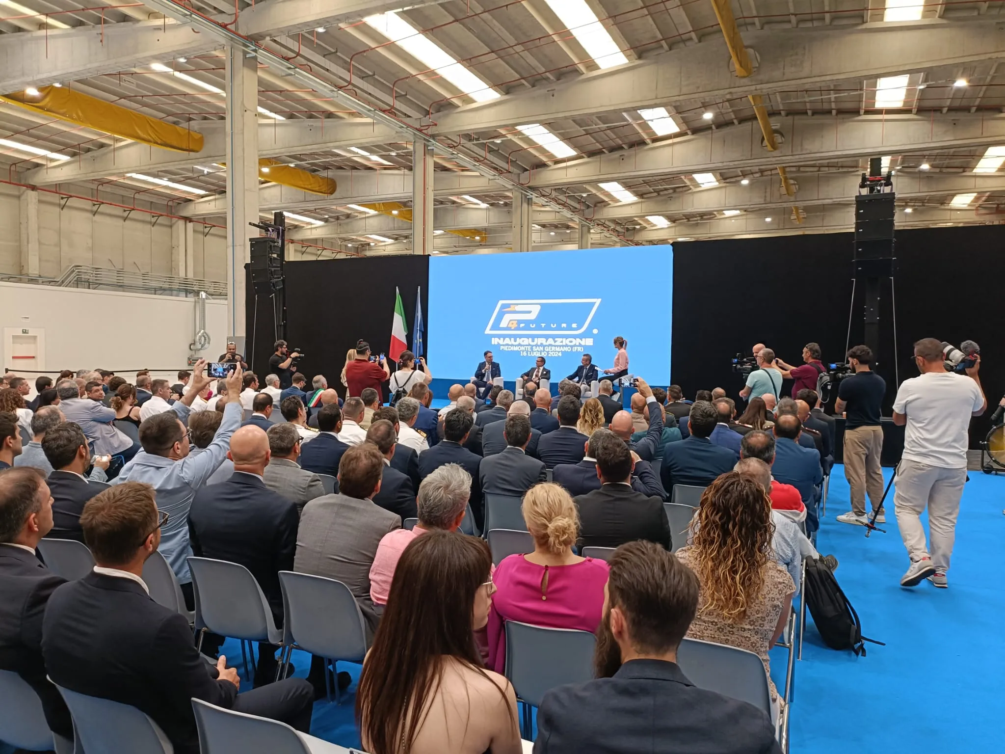 Inaugurato lo stabilimento Power4Future a Piedimonte San Germano
