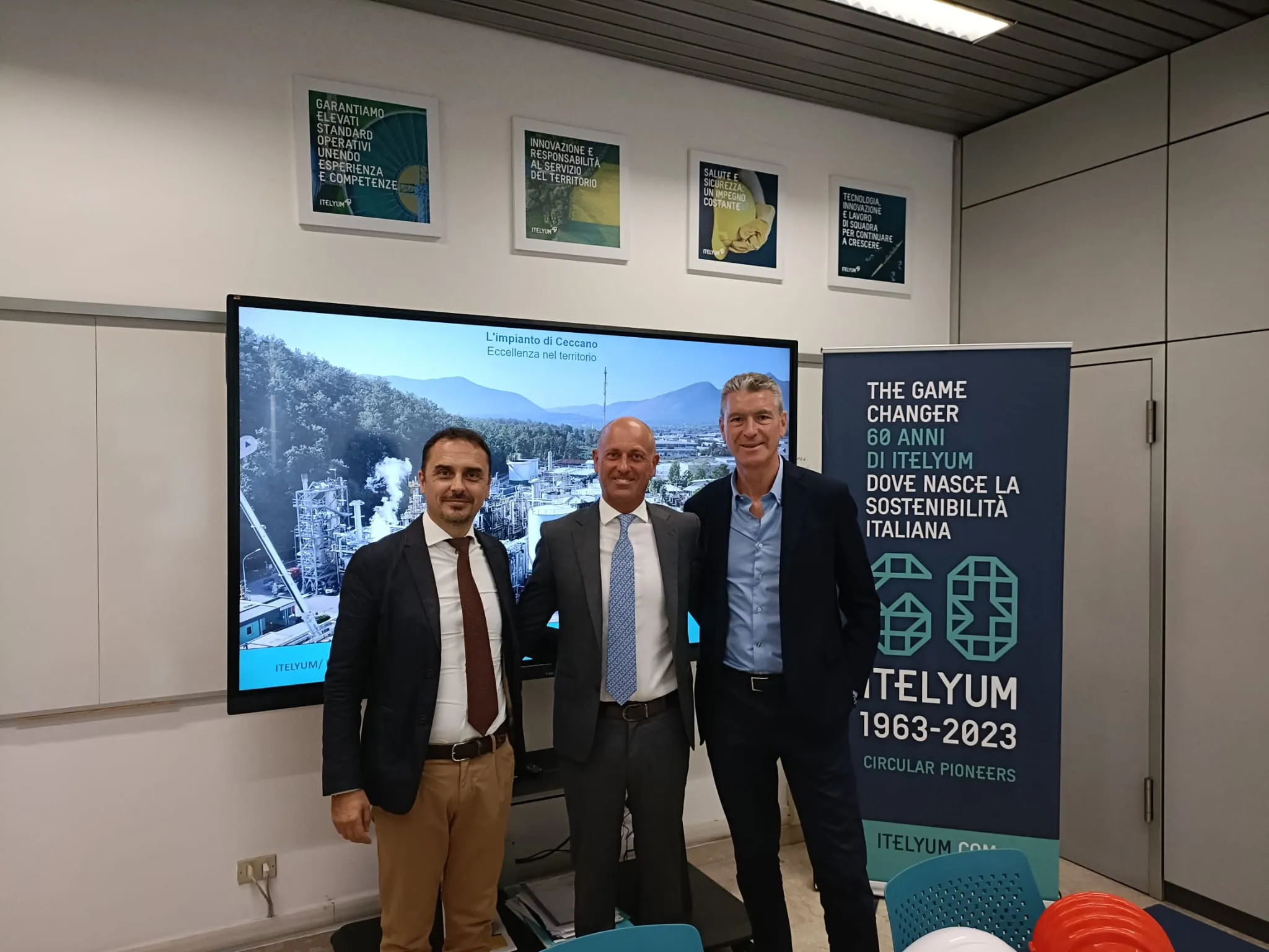Visita nello stabilimento Itelyum di Ceccano: «Realtà d’eccellenza»
