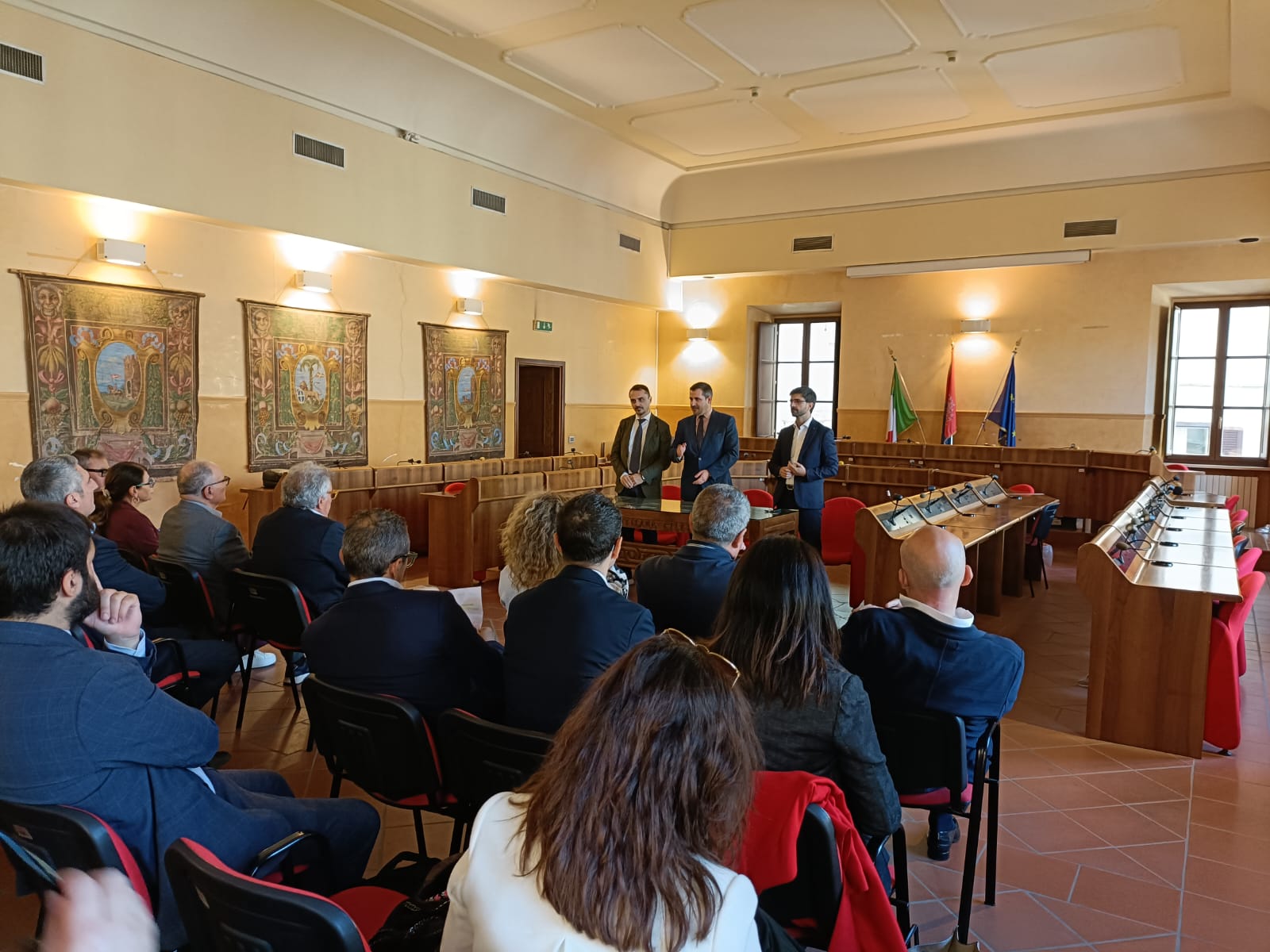 Visita istituzionale nel distretto della ceramica di Civita Castellana